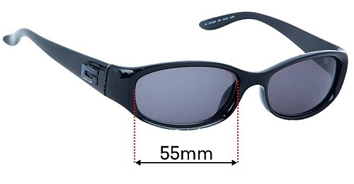 Gucci GG2456/S 55mm Replacement Lenses